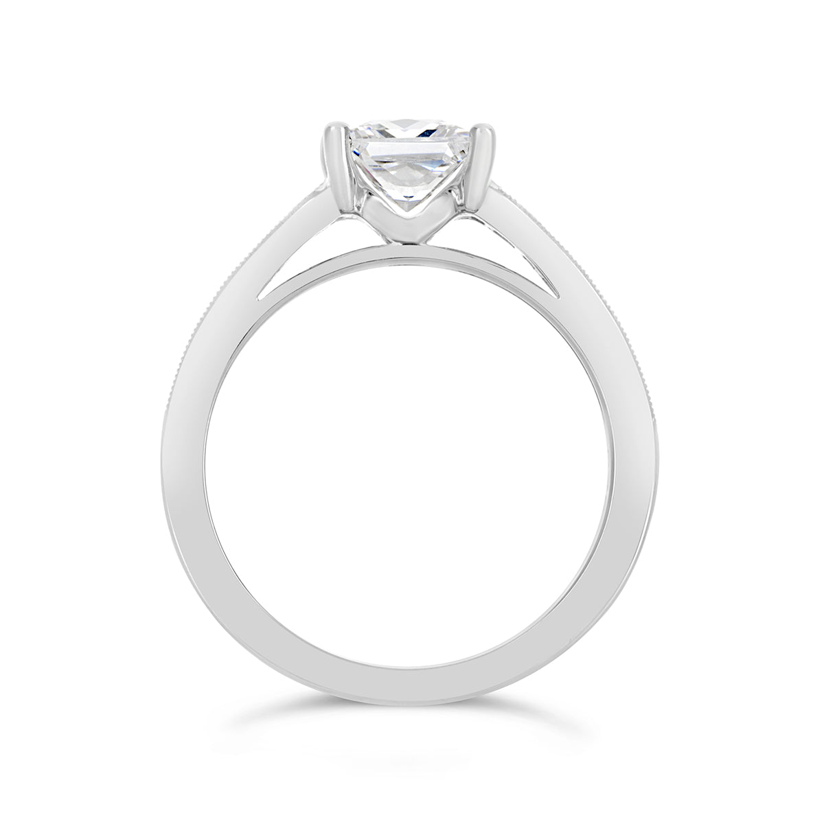 Princess Cut Diamond Engagement Ring - ACB138 Princess Cut Diamond Engagement Ring - ACB138