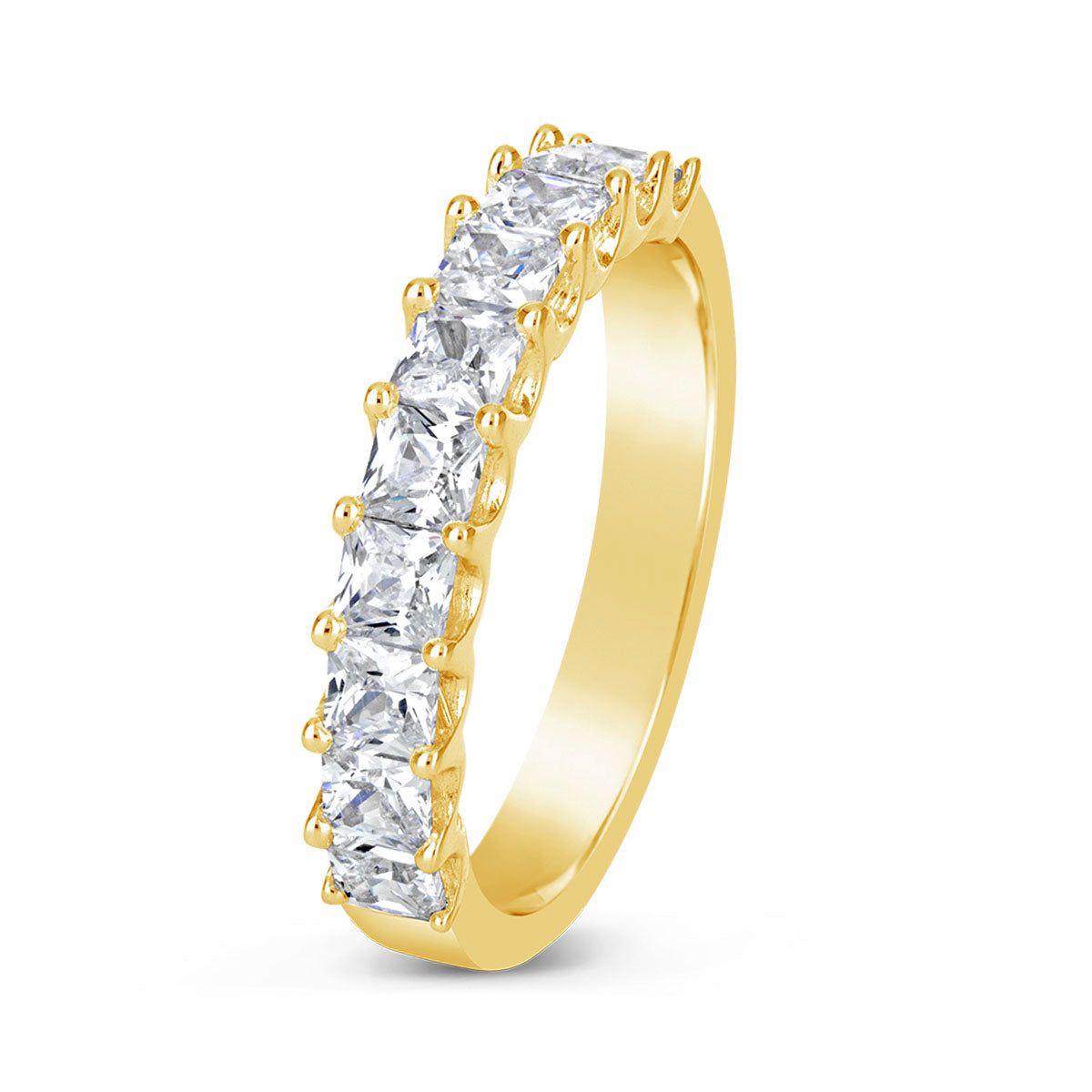 Princess Cut Diamond Wedding Band - GSR7198 Princess Cut Diamond Wedding Band - GSR7198