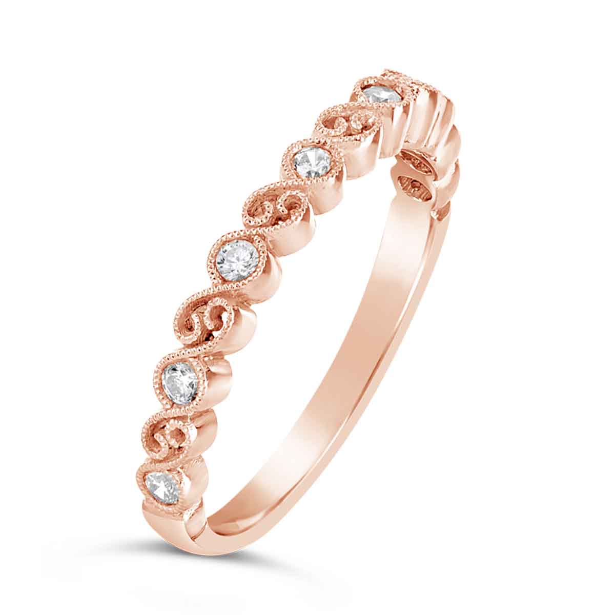 Vintage Diamond Wedding Band - YJA8152R Vintage Diamond Wedding Band - YJA8152R