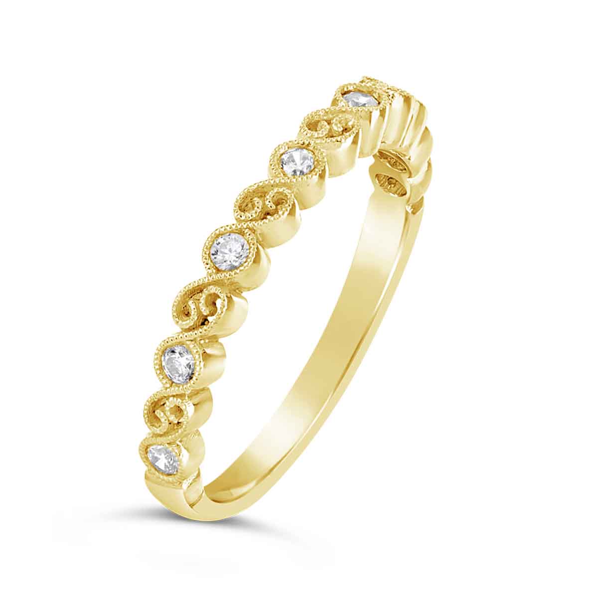 Vintage Diamond Wedding Band - YJA8152R Vintage Diamond Wedding Band - YJA8152R