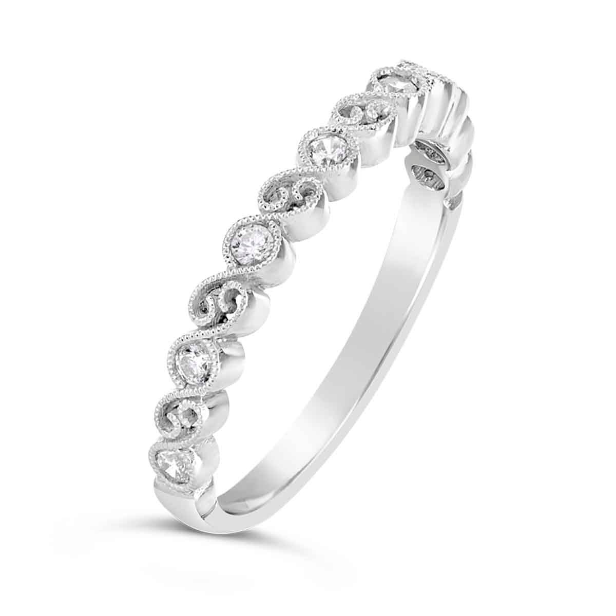 Vintage Diamond Wedding Band - YJA8152R Vintage Diamond Wedding Band - YJA8152R