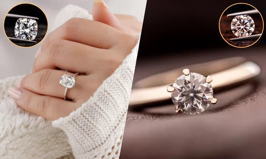 Cushion Cut vs. Round Cut: Which Is Right for Your Engagement Ring?