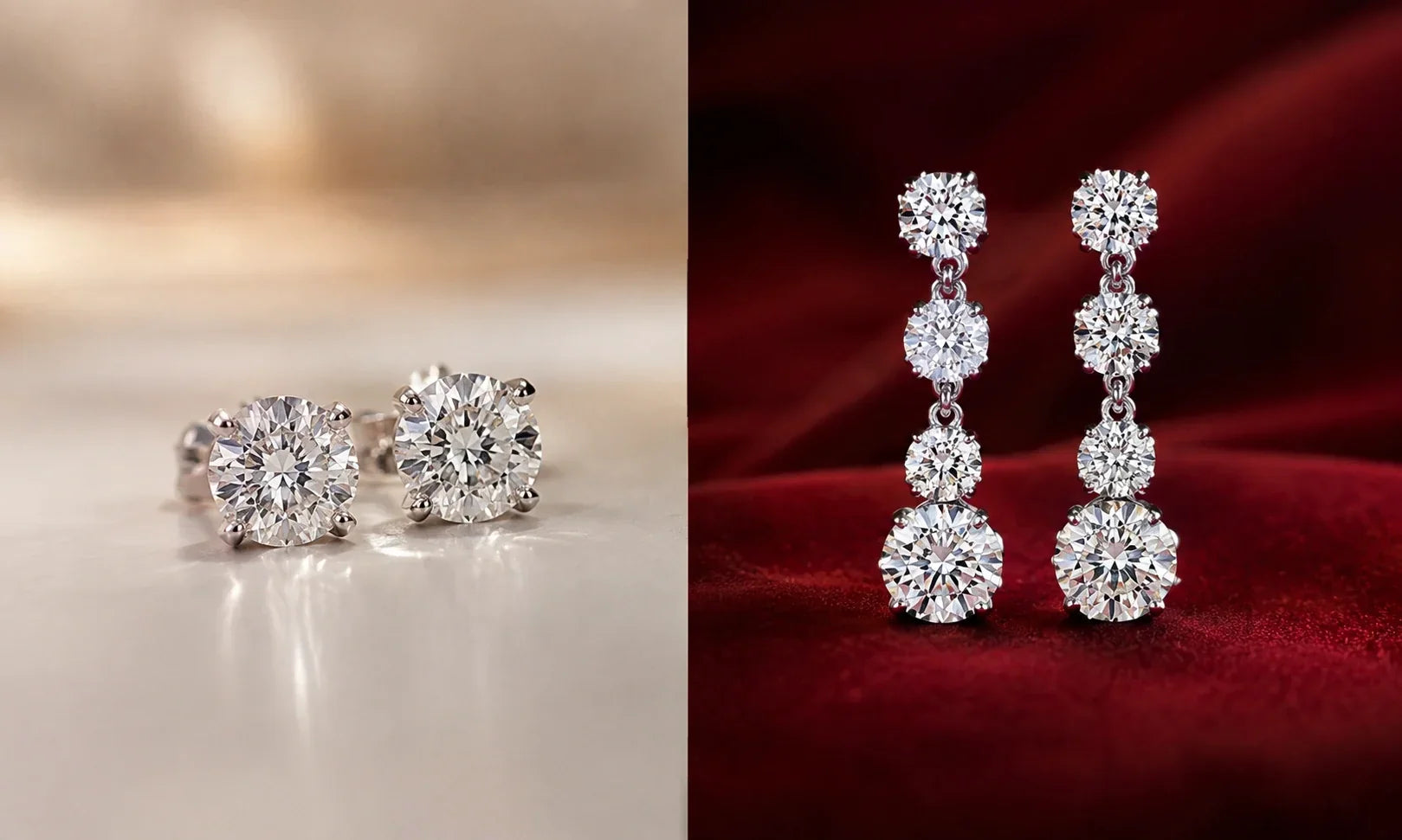 Diamond Stud Earrings vs Drop Earrings: Which Style Suits You?