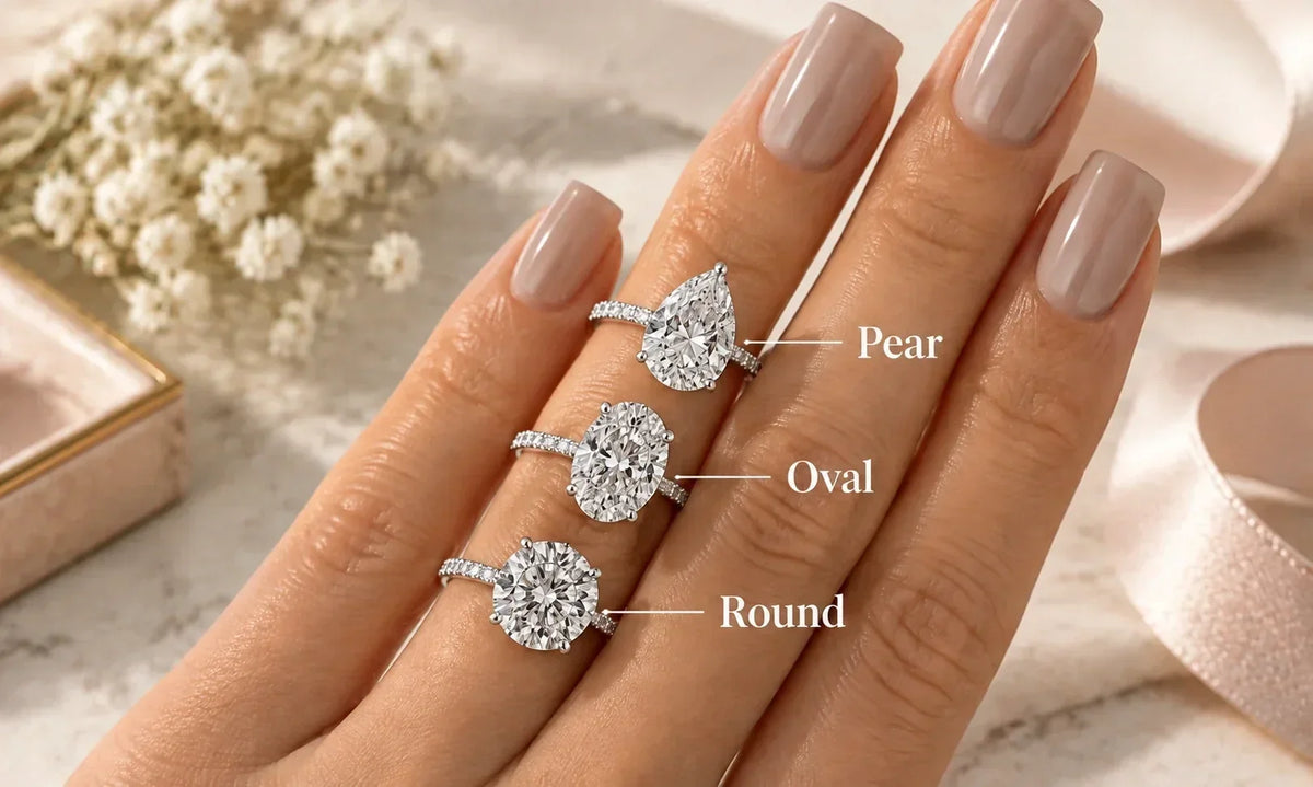 Round vs Oval vs Pear Diamond Rings: Which Shape Is Right for You?