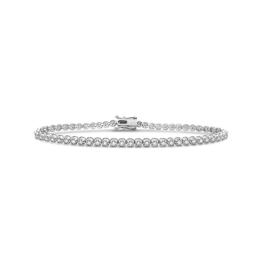 14K White Gold Lab Grown Diamond Tennis Bracelet (1.12 ct. total weight)