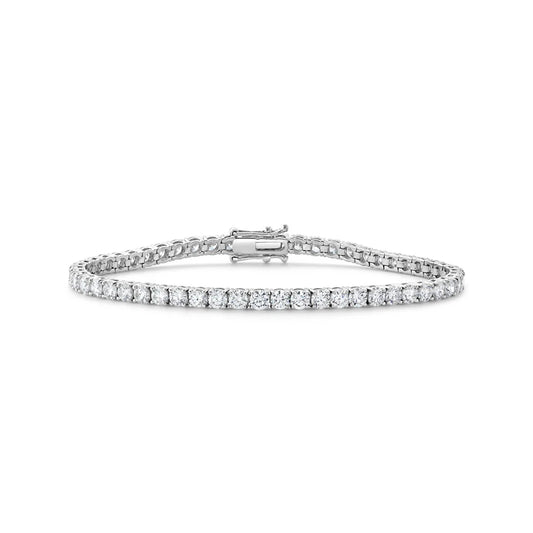 18K White Gold Lab Grown Diamond Tennis Bracelet - 6.58 ct. total weight
