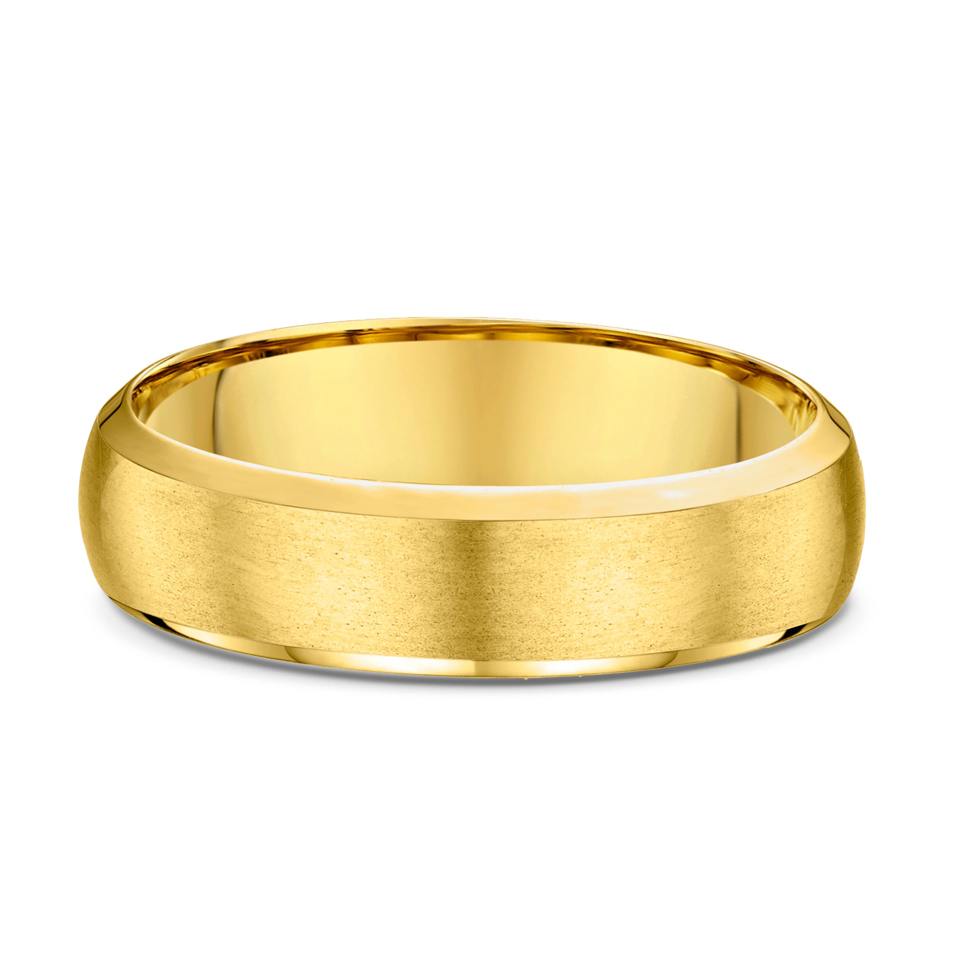 DORA Beveled Edge Mens Wedding Band - 631B00