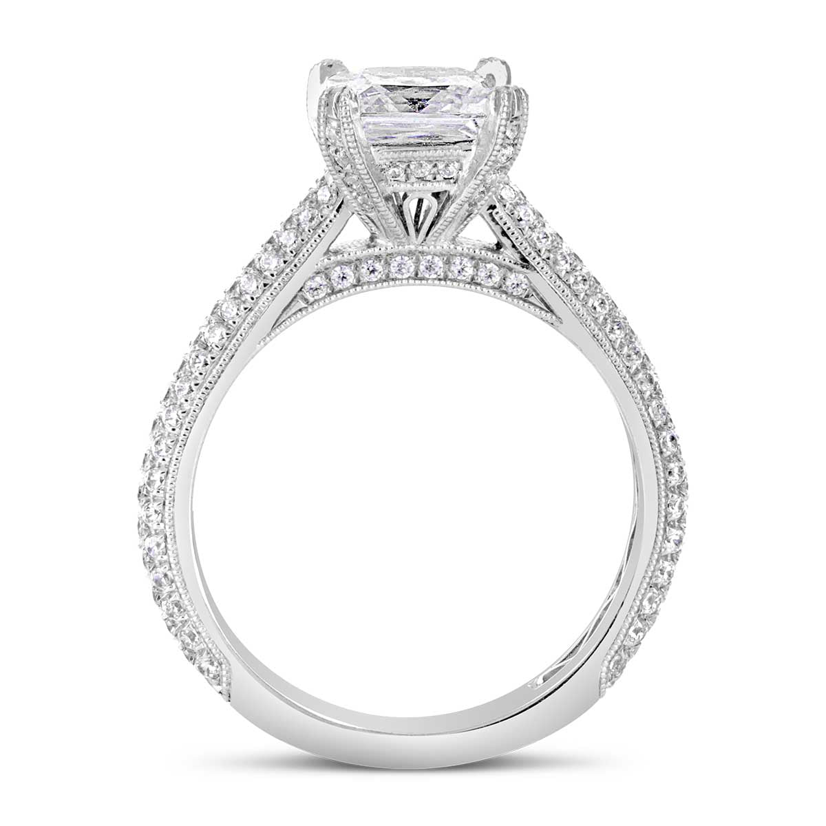 Princess Cut Diamond Engagement Ring - ACB002