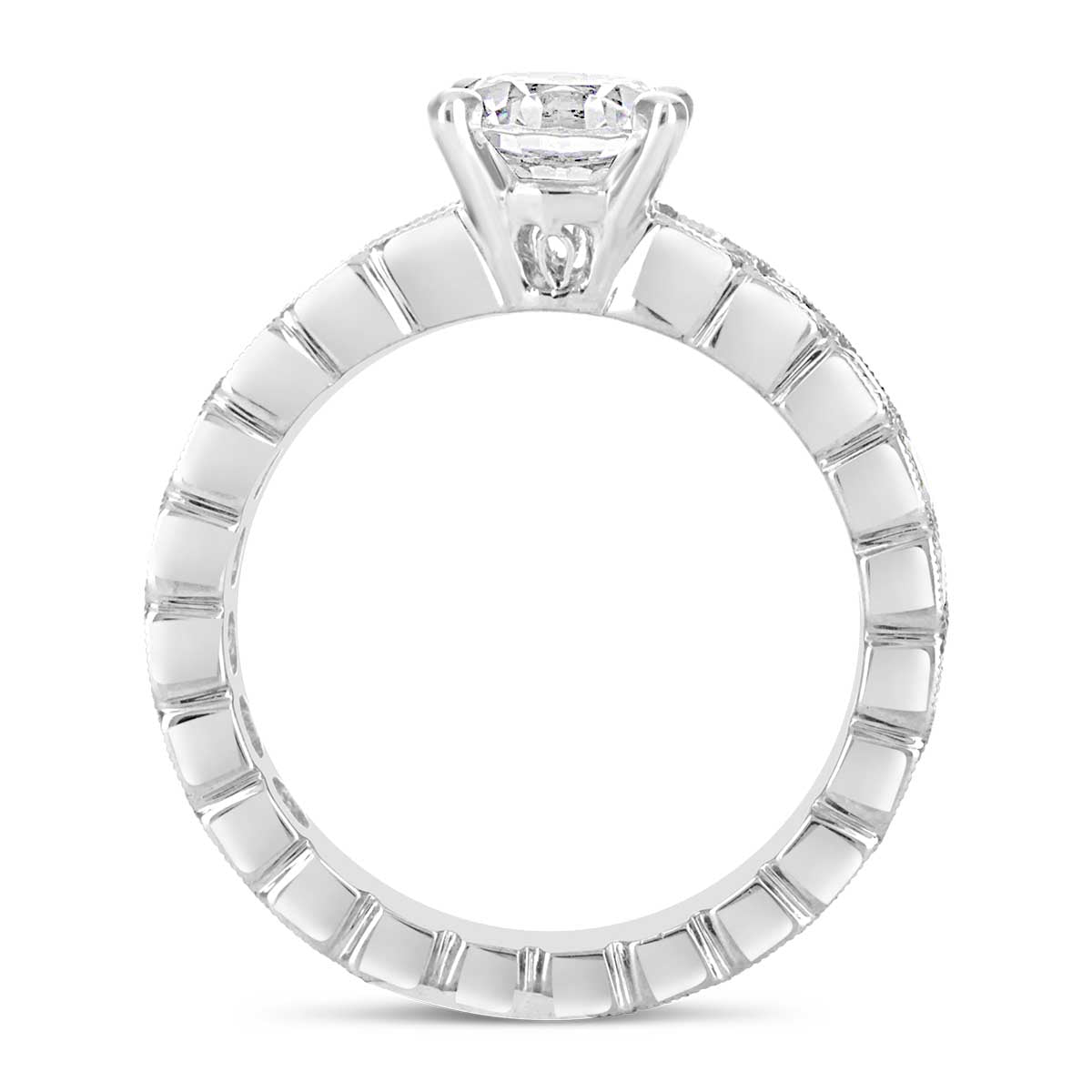 Round Brilliant Cut Diamond Engagement Ring - ACB016