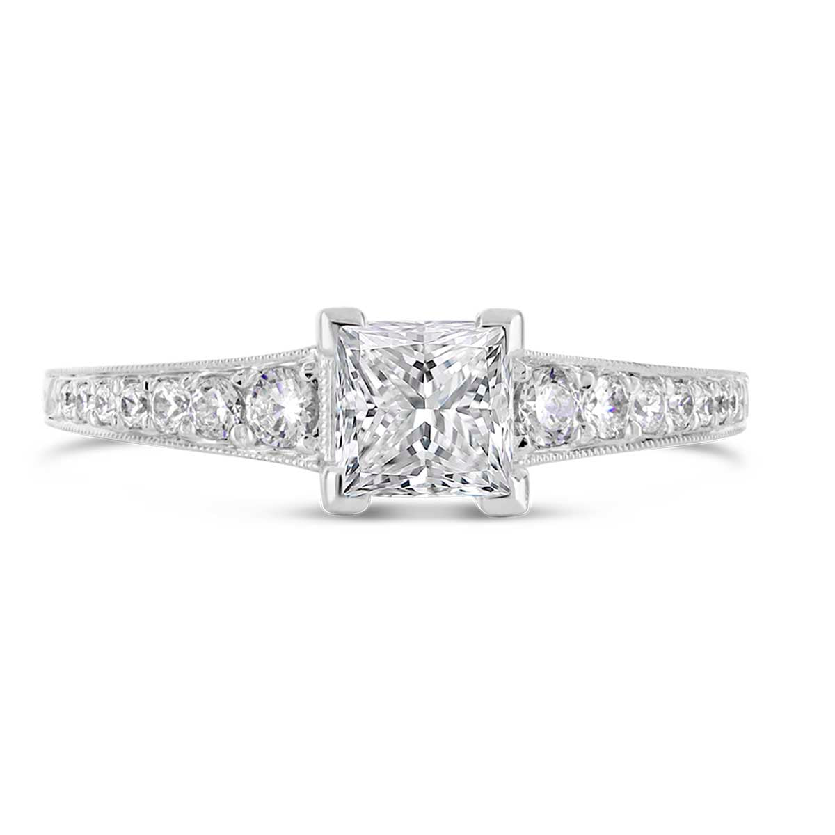 Princess Cut Diamond Engagement Ring - ACB024