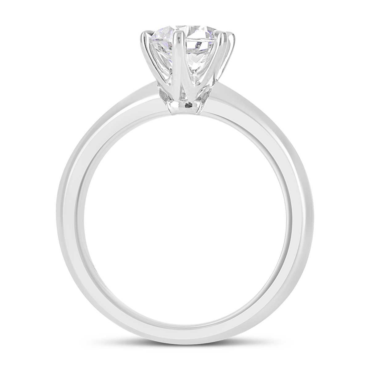 Claw Round Brilliant Cut Solitaire Engagement Ring ACB034 Melbourne