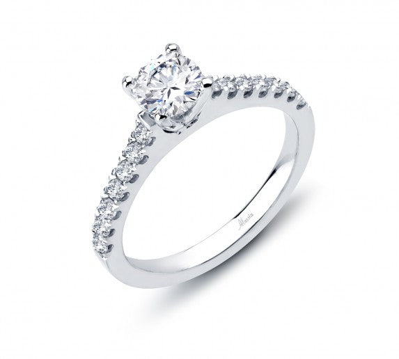 Round Brilliant Cut Diamond Engagement Ring - ACB054