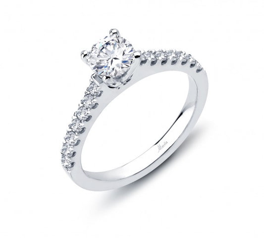 Round Brilliant Cut Diamond Engagement Ring - ACB054