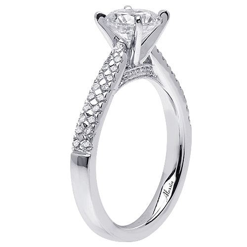 Round Brilliant Cut Diamond Engagement Ring - ACB089