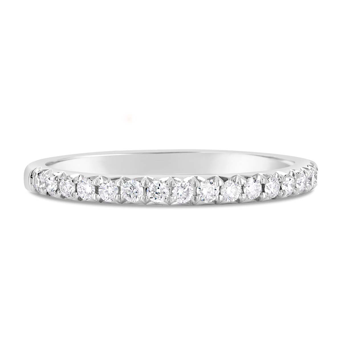 Rounded Diamond Wedding Band - ACB121