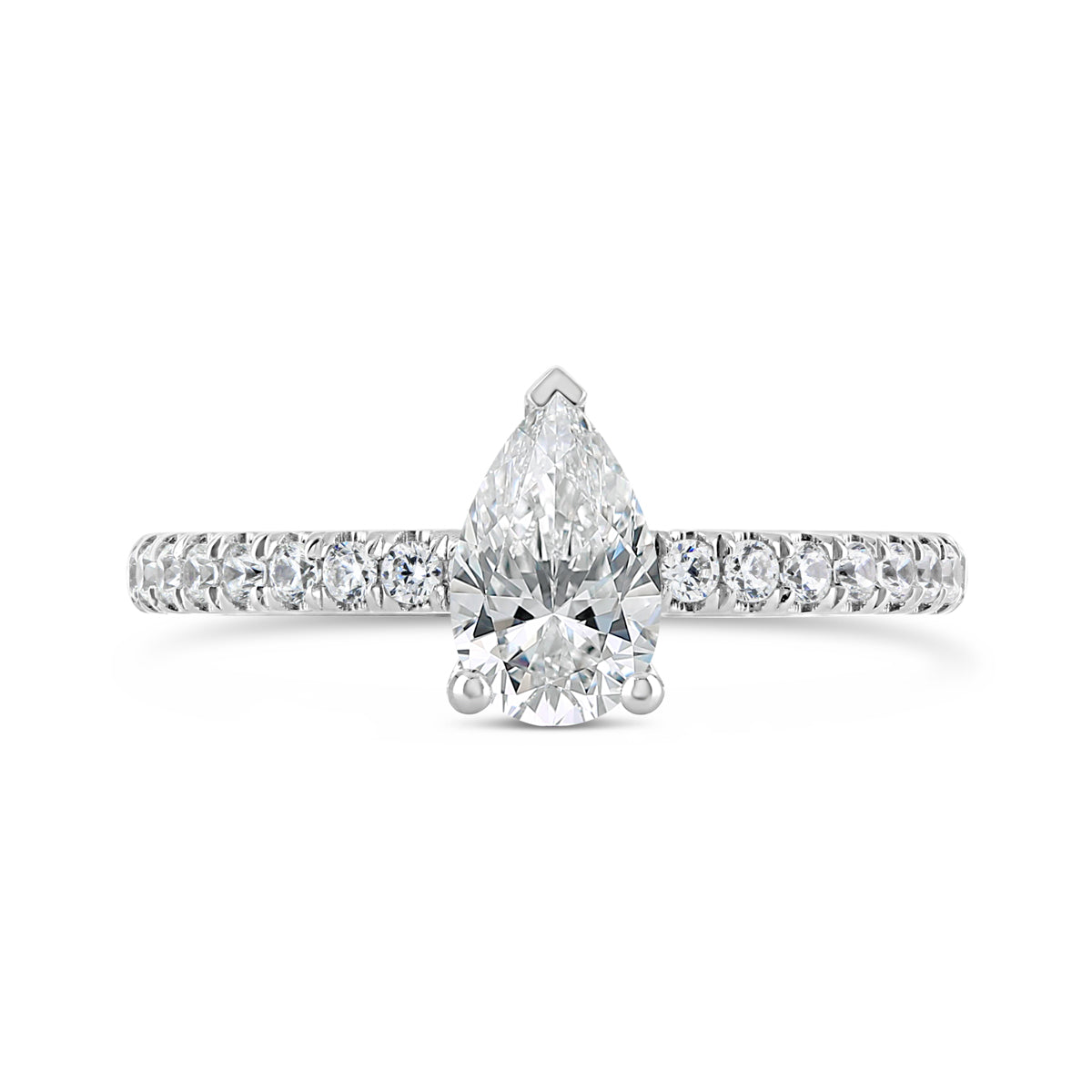 Pear Shape Diamond Engagement Ring - ACB400