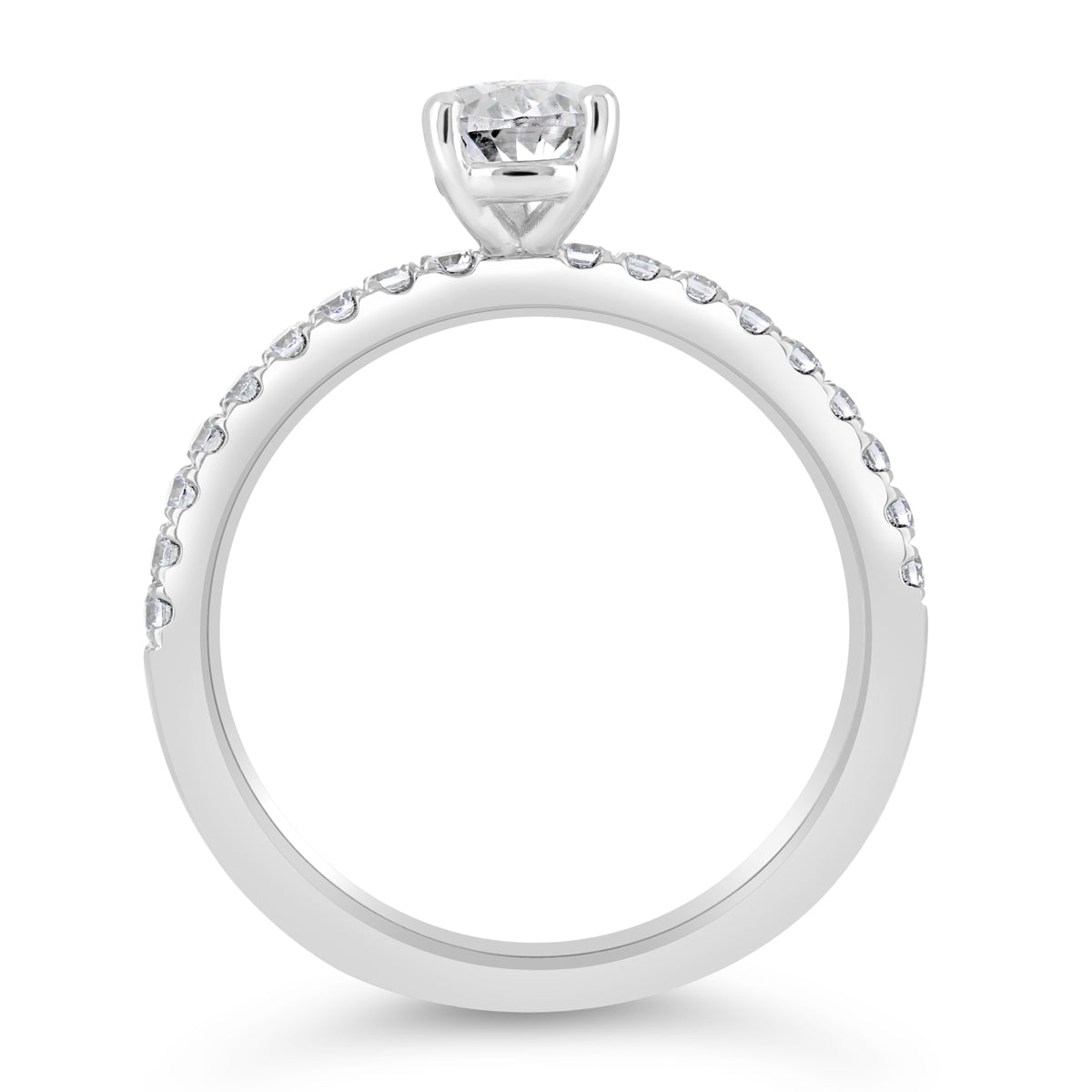 Pear Shape Diamond Engagement Ring - ACB400