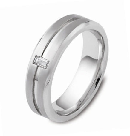 DORA Mens Diamond Wedding Band - C4267