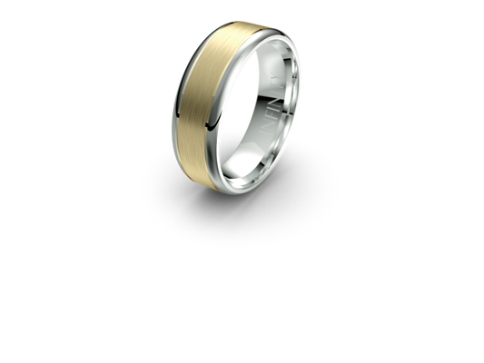 Infinity Mens Wedding Band with Rounded Edges- IN1023