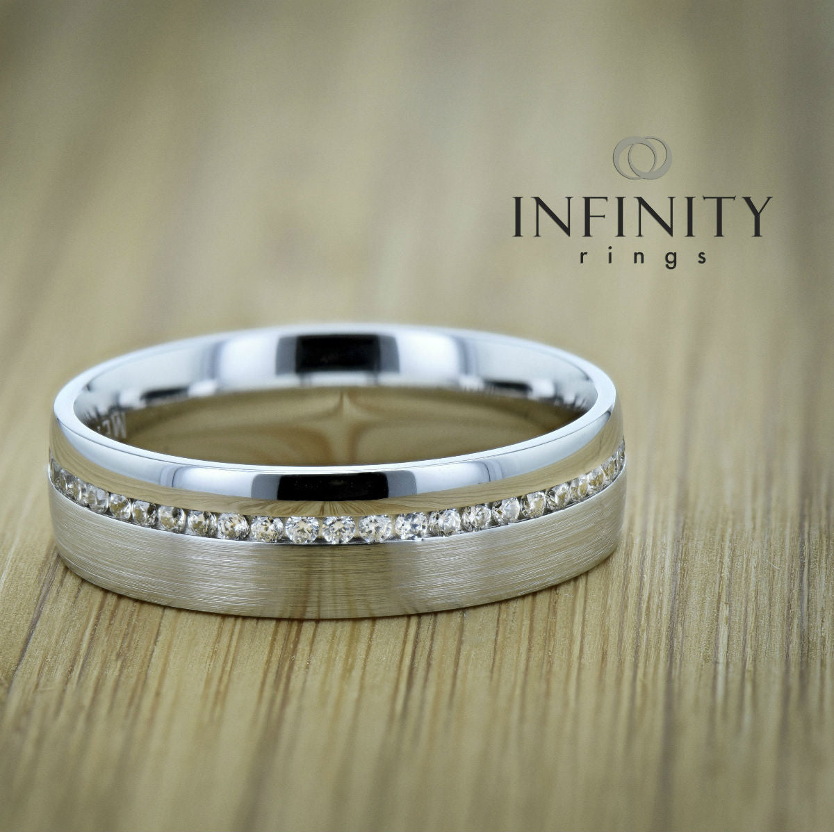 Infinity Mens Diamond Wedding Band - IN1767D