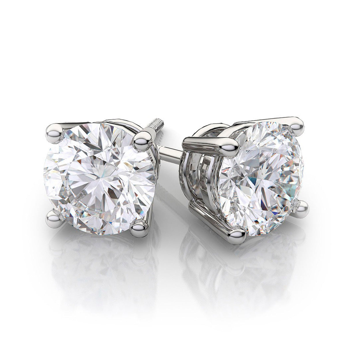 Diamond Stud Earrings - STAO