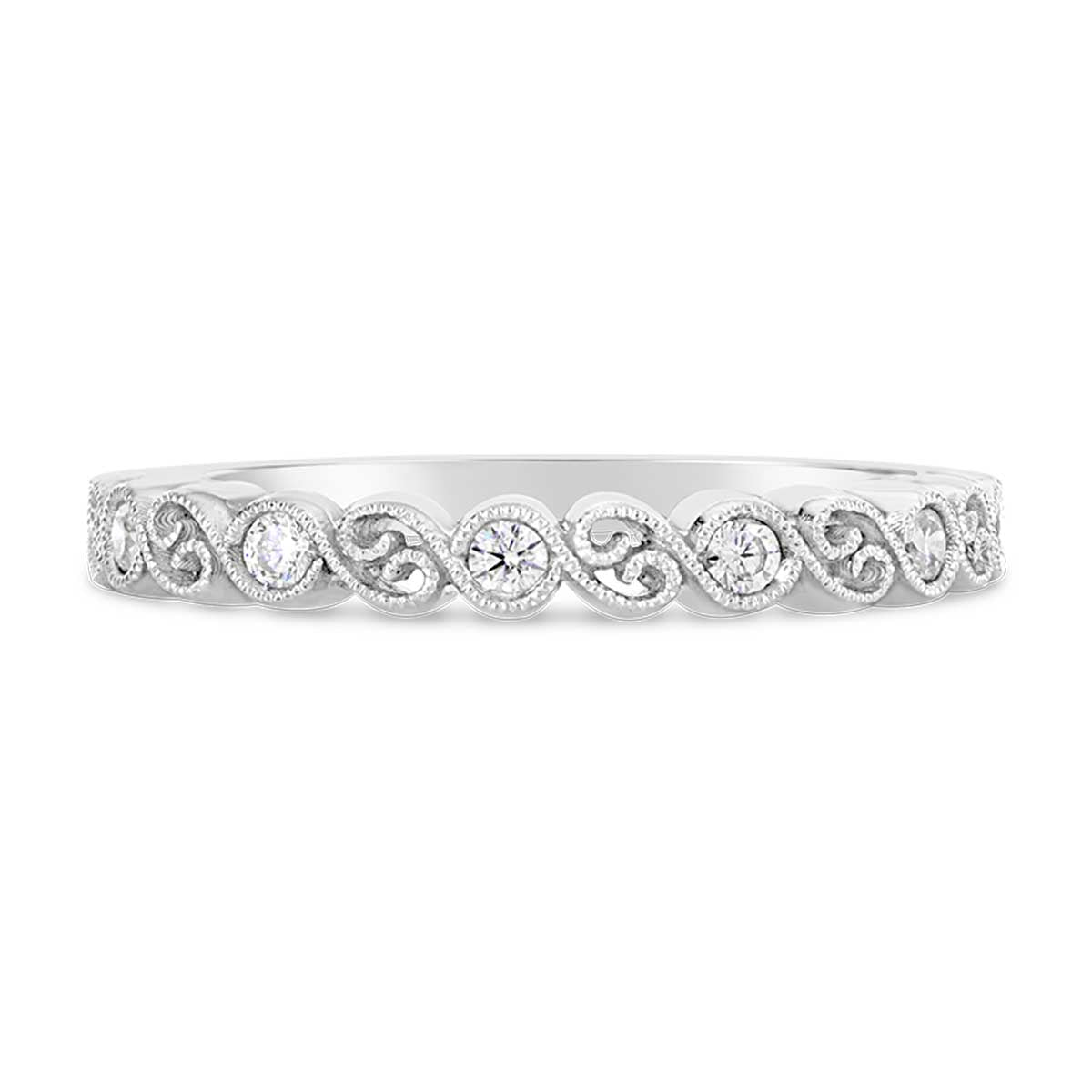 Vintage Diamond Wedding Band - YJA8152R