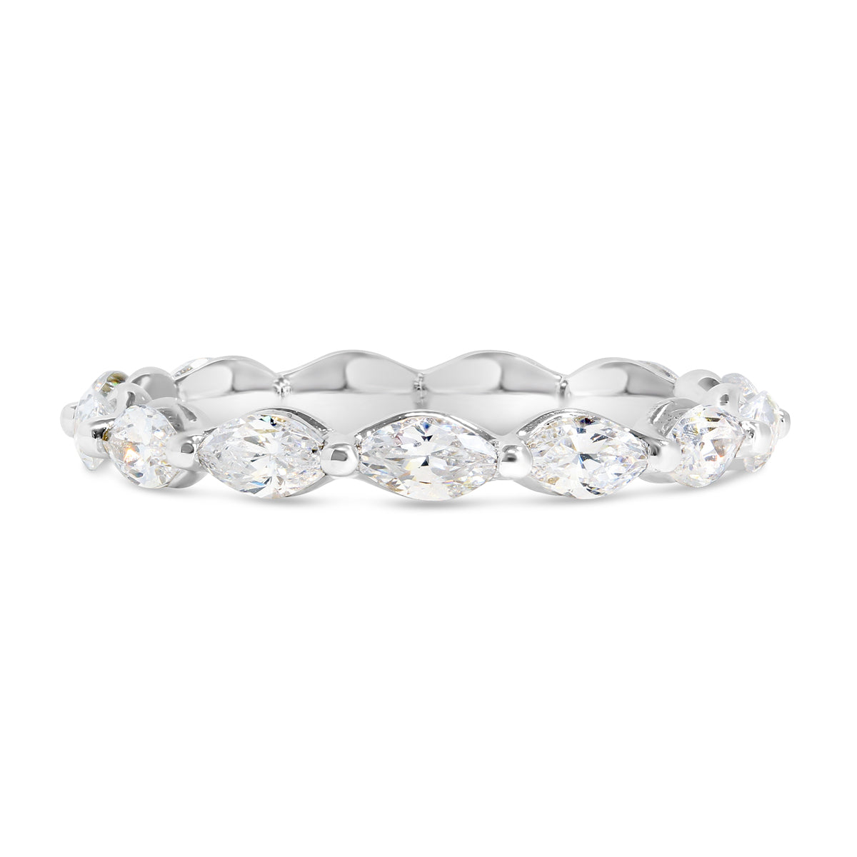 Marquise Diamond Wedding Band - YJA9826RB