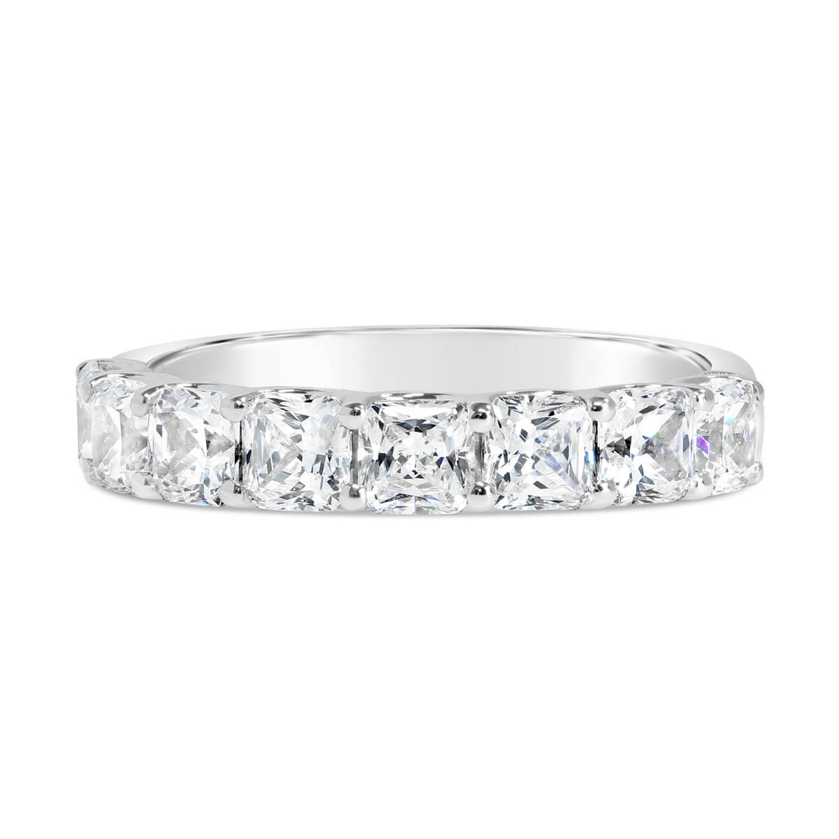 Asscher Diamond Wedding Band - YJA9827R