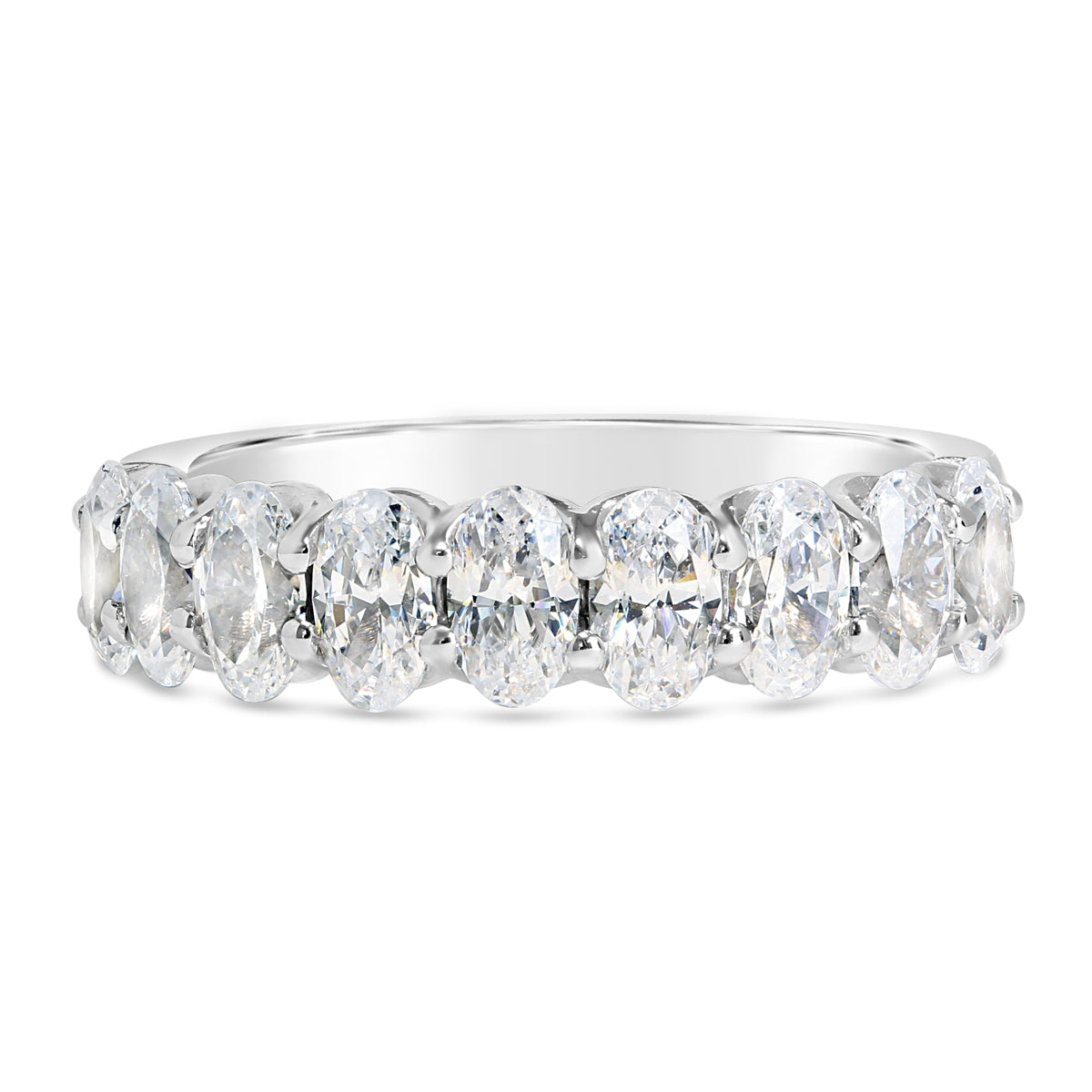 Oval Diamond Wedding Band - YJA9828R