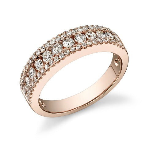 Rose Gold Diamond Eternity Band - CR0558