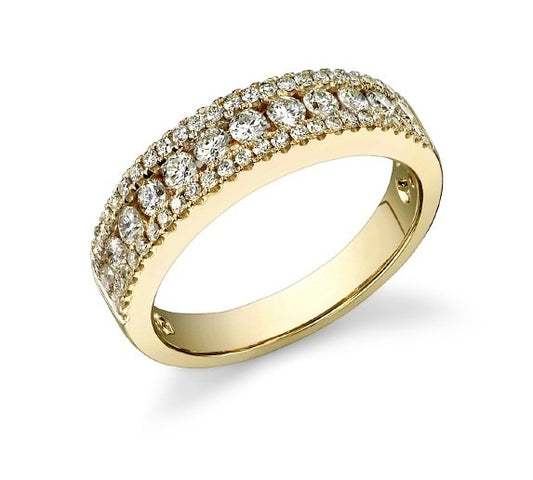 Yellow Gold Diamond Eternity Band - CR0558