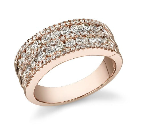 Rose Gold Dimaond Eternity Band - CR0573