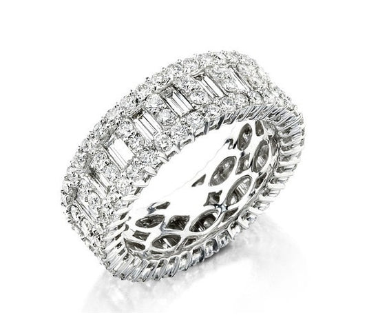 White Gold Diamond Eternity Band - MR1849D