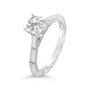 4 Claw Round Brilliant Cut Solitaire Engagement Ring - ACB074