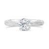 4 Claw Round Brilliant Cut Solitaire Engagement Ring - ACB078