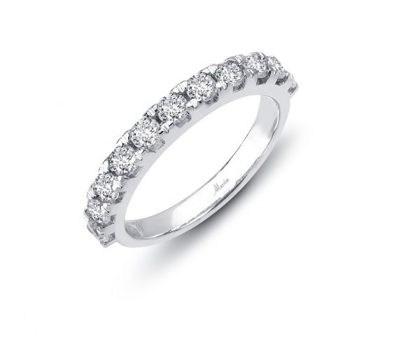 Claw Set Diamond Wedding Ring - ACE010