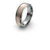 Infinity Mens Wedding Band with Rounded Edges- IN1023