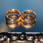 Textured Engagement and Wedding Rings