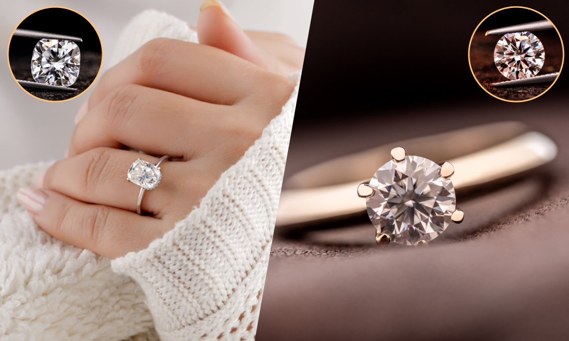 Cushion Cut vs. Round Cut Which Is Right for Your Engagement Ring